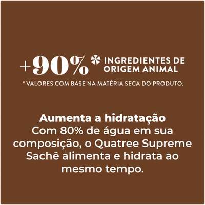 Ração Úmida Quatree Supreme Carne para Cães Adultos