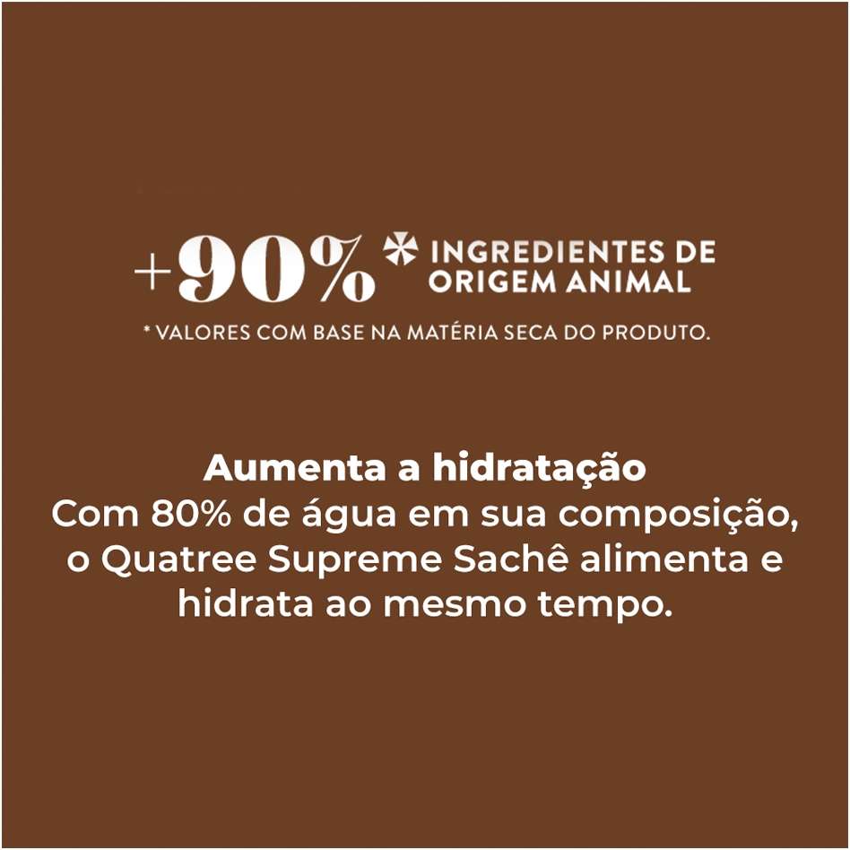 Ração Úmida Quatree Supreme Frango para Cães Adultos - 100 g