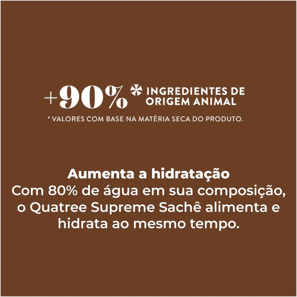 Ração Úmida Quatree Supreme Peixe para Gatos Adultos - 85 g