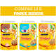 Kit Ração Úmida Nestlé Purina Friskies Sachê Peixe Branco+Peru+Frango - 15 Unidades