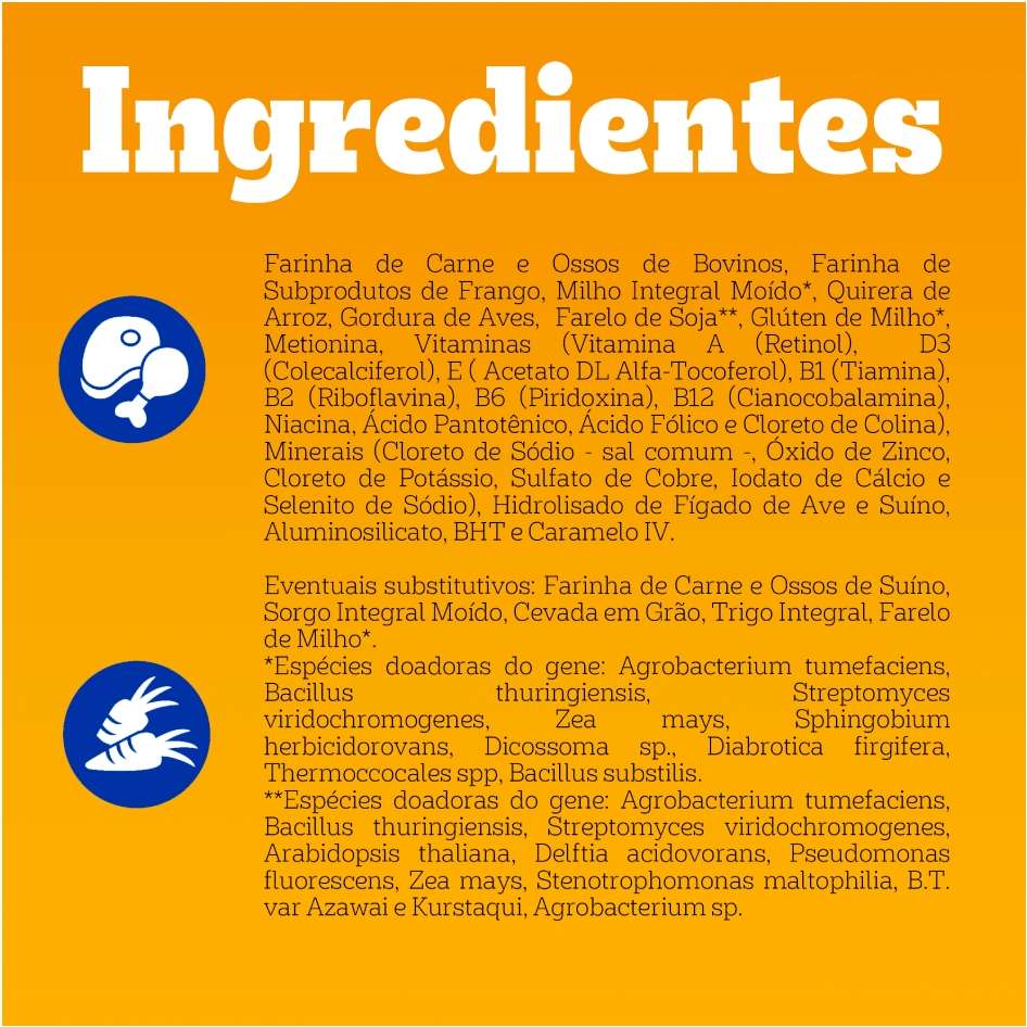 Ração Seca Pedigree Carne, Frango e Cereais para Cães Adultos Raças Médias e Grandes - 15Kg