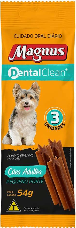 Petisco Magnus Dental Clean para Cães Adultos Porte Pequeno - 54 g