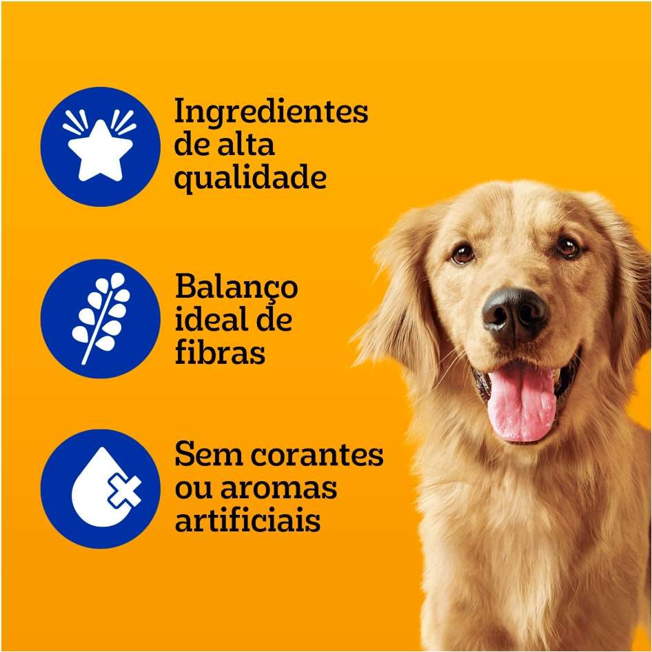 Ração Úmida Pedigree Sachê Carne ao Molho para Cães Adultos - 100 g
