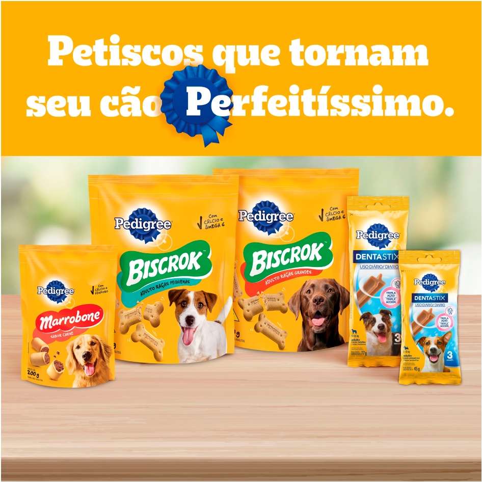 Petisco Pedigree Dentastix para Cães Adultos Porte Grande Cuidado Oral - 7 Unidades