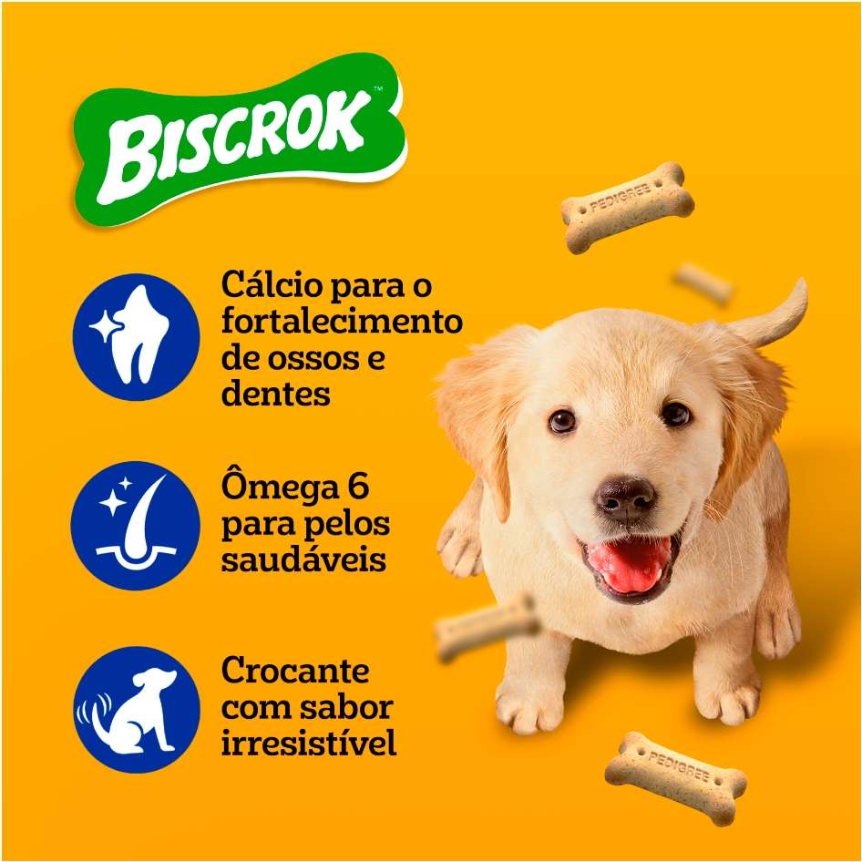 Biscoito Pedigree Biscrok para Cães Filhotes - 300g