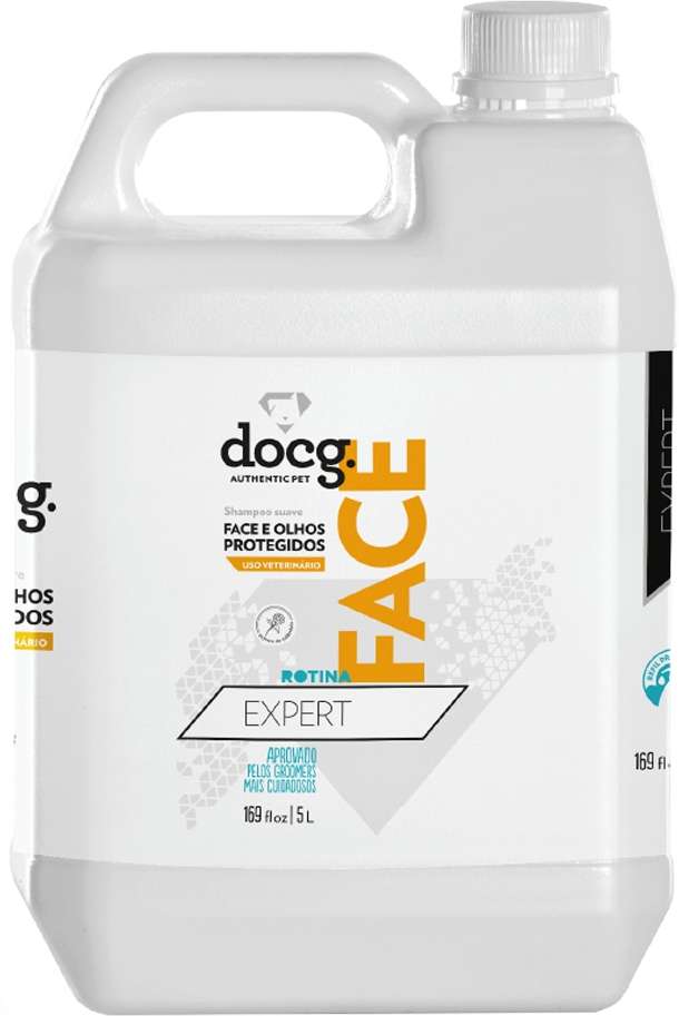 Shampoo docg. Face e Olhos para Cães e Gatos - 5 Litros