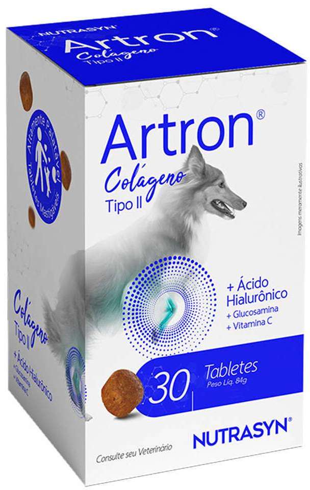 Suplemento Vitamínico Nutrasyn Artron Tipo II para Cães - 30 Tabletes