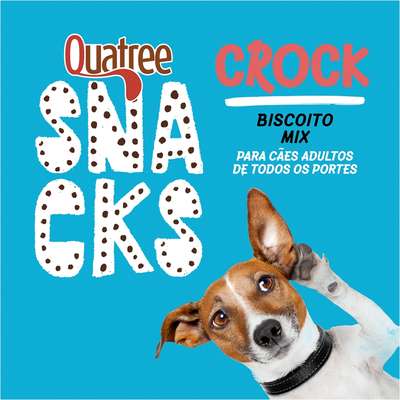 Biscoito Quatree Snacks Crock Mix para Cães Adultos