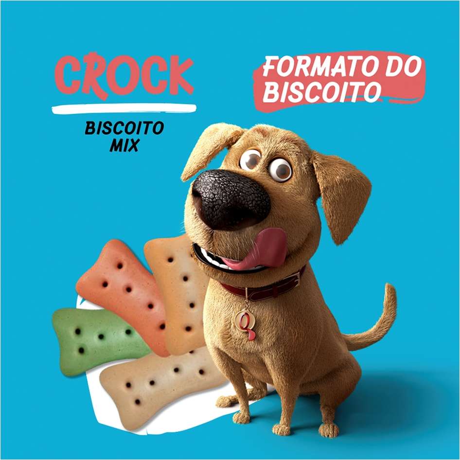 Biscoito Quatree Snacks Crock Mix para Cães Adultos - 400g