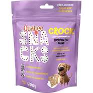 Biscoito Quatree Snacks Crock Mini para Cães Adultos Porte Mini e Pequeno - 400g