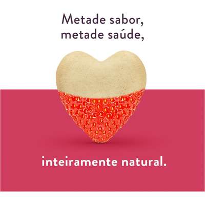 Biscoito Natural Quatree Snacks para Cães Adultos Sabor Frutas Vermelhas