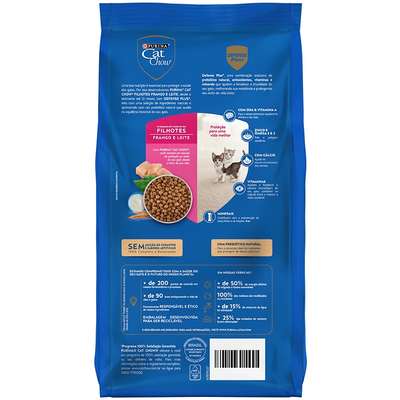 Ração Nestlé Purina Cat Chow Frango e Leite para Gatos Filhotes
