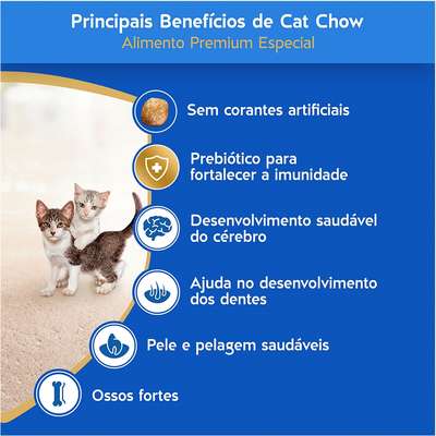 Ração Nestlé Purina Cat Chow Frango e Leite para Gatos Filhotes