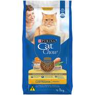 Ração Nestlé Purina Cat Chow Frango para Gatos Castrados - 1Kg