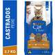 Ração Seca Nestlé Purina Cat Chow Peixe para Gatos Castrados