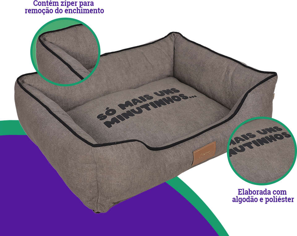 Cama New Collection Bege - Tam. P