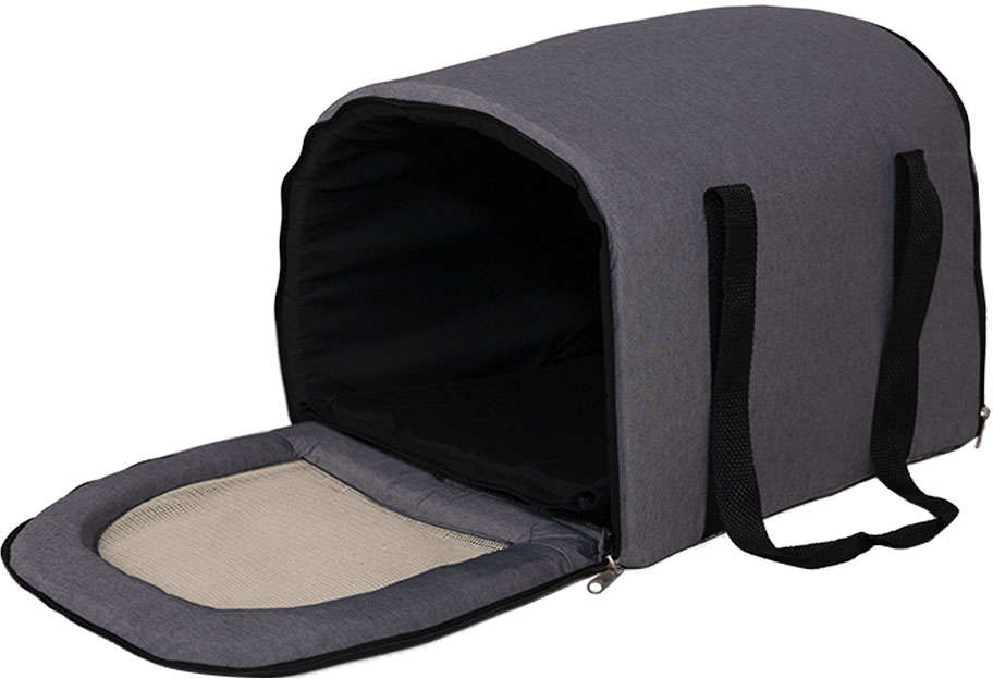 Bolsa de Transporte Fábrica Pet Fechada Jeans - Tam. G