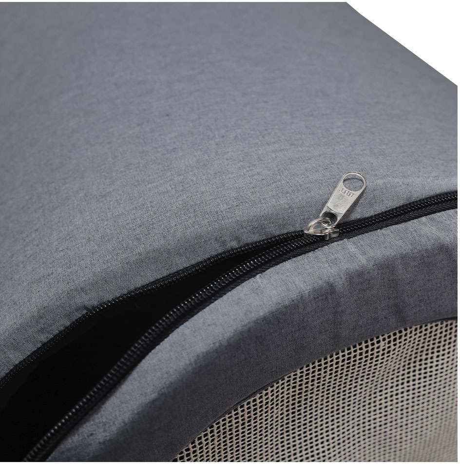 Bolsa de Transporte Fábrica Pet Fechada Jeans - Tam. G