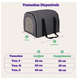 Bolsa de Transporte Fábrica Pet Fechada - Jeans