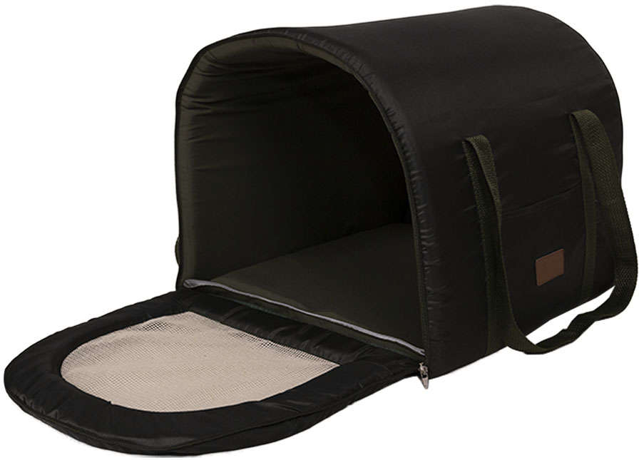 Bolsa de Transporte Fábrica Pet Fechada Impermeável Verde Musgo - Tam. M