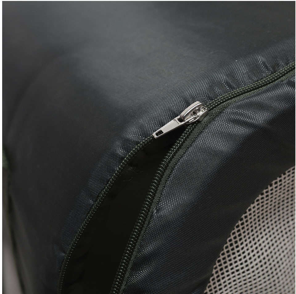 Bolsa de Transporte Fábrica Pet Fechada Impermeável Verde Musgo - Tam. M