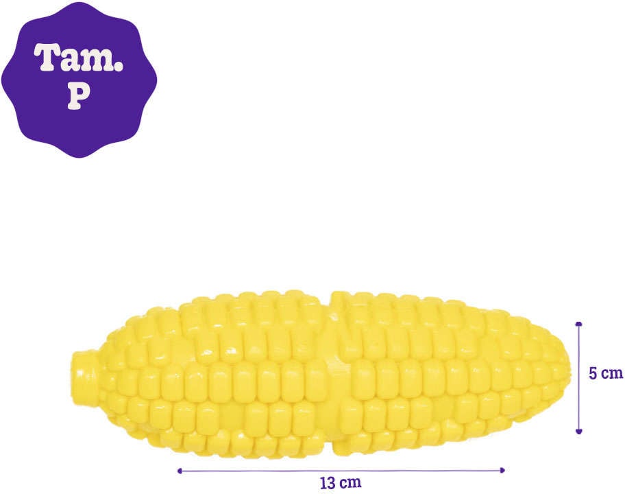 Brinquedo Buddy Toys Milho Nylon Amarelo - Tam. P