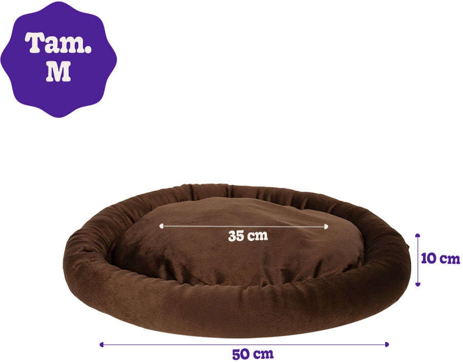 Cama Bichinho Chic Paris Marrom - Tam. M