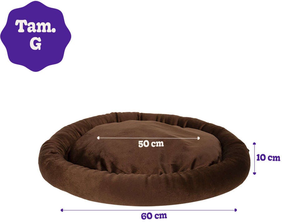 Cama Bichinho Chic Paris Marrom - Tam. G