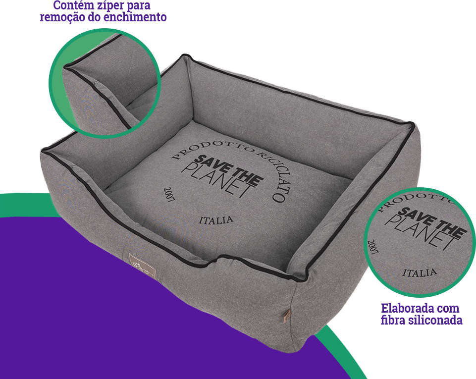 Cama Riciclato 2007 Chumbo - Tam. G