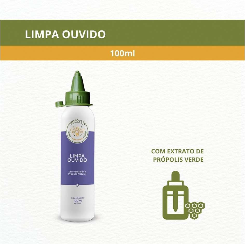Limpa Ouvido Natural Propovets Própolis Verde - 100 mL
