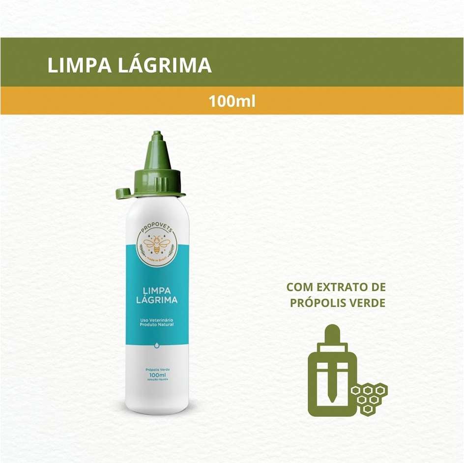 Limpa Lágrima Natural Propovets Própolis Verde - 100 mL