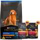 Kit Pro Plan Ração Seca Frango e Rações Úmidas com 8 Carne e 8 Frango Cães Adultos - 16 Sachês + 7,5 Kg