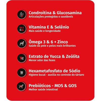 Ração Seca Finotrato Carne para Cães Adultos