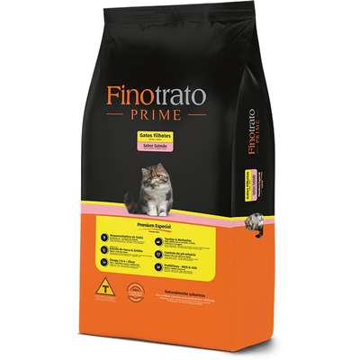 Ração Seca Finotrato Prime Salmão para Gatos Filhotes