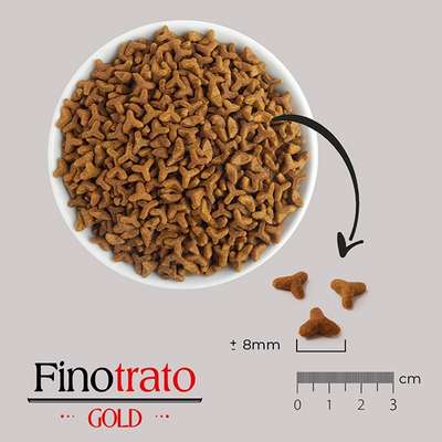 Ração Seca Finotrato Gold Frango para Gatos Castrados