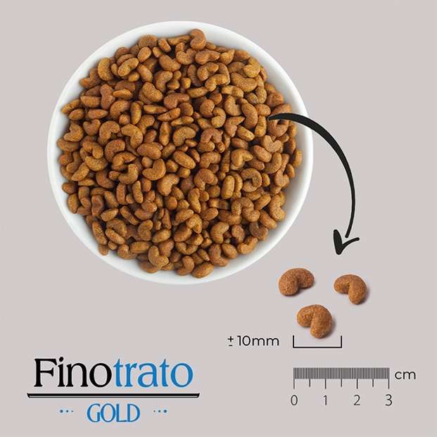 Ração Seca Finotrato Gold Salmão para Gatos Adultos - 7,5Kg