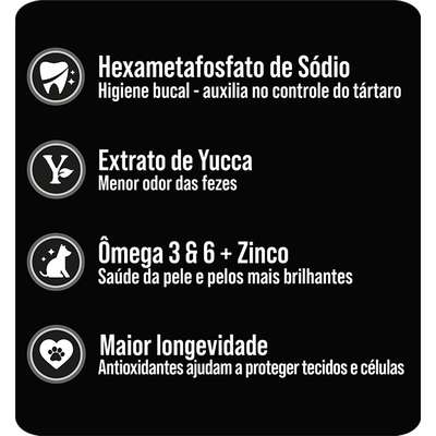 Ração Seca Japi Plus Carne e Ossinhos para Cães Adultos
