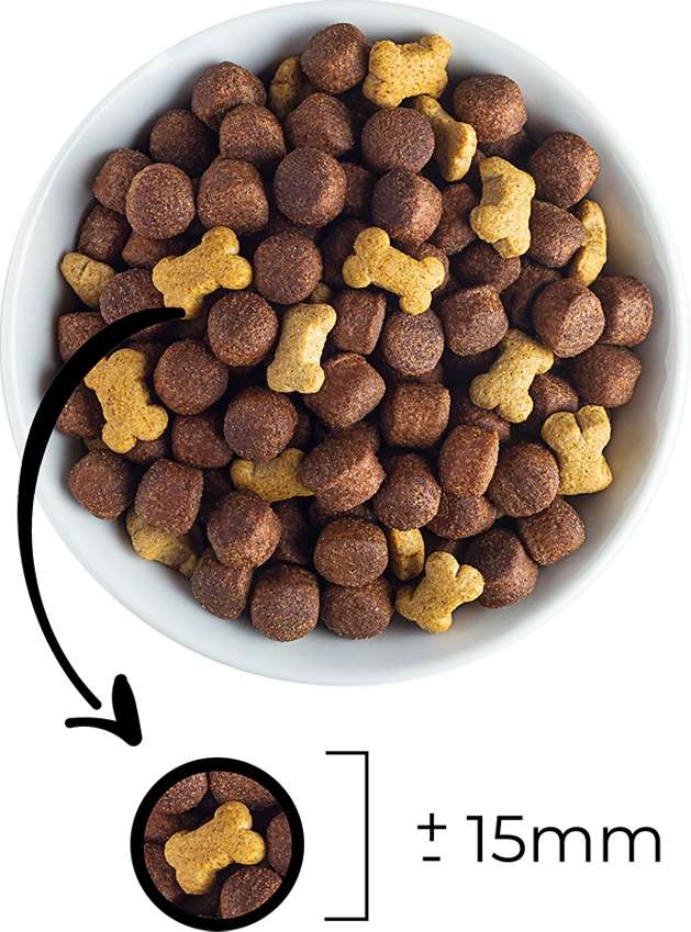 Ração Seca Japi Plus Carne e Ossinhos para Cães Adultos -15Kg