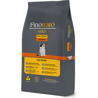 Ração Seca Finotrato Gold Frango para Gatos Filhotes
