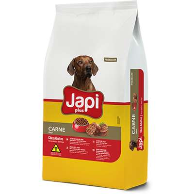 Ração Seca Japi Plus Carne para Cães Adultos