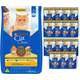 Kit Cat Chow Ração Seca Frango e Rações Úmidas com 15 Peixe Gatos Castrados - 15 Saches + 10,1 Kg