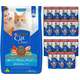 Kit Cat Chow Ração Seca Peixe e Rações Úmidas com 15 Frango Gatos Adultos - 15 Saches + 10,1 Kg
