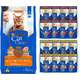 Kit Cat Chow Ração Seca Peixe e Rações Úmidas com 8 Carne e 8 Peixe Gatos Castrados - 16 Saches + 10,1 Kg