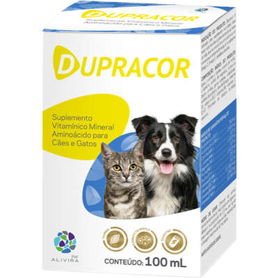 Suplemento Alivira Dupracor para Cães e Gatos