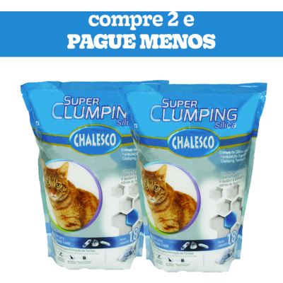 Areia Sanitária Chalesco Super Clumping Sílica