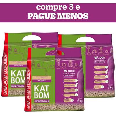 Granulado Sanitário Katbom Natural para Gatos