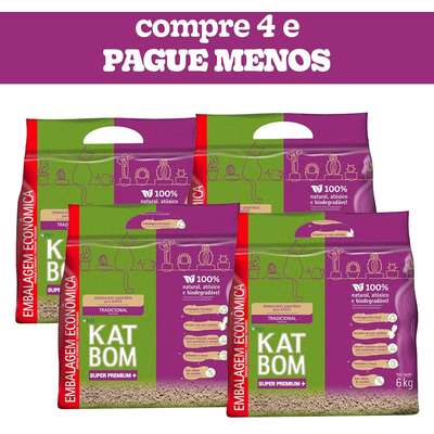 Granulado Sanitário Katbom Natural para Gatos