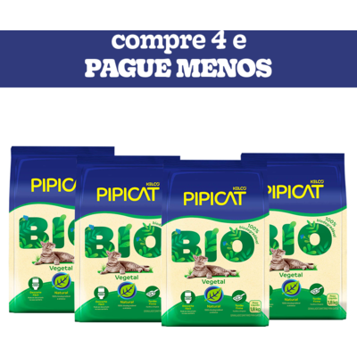 Granulado Sanitário Pipicat Bio Vegetal