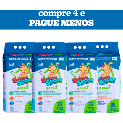 Tapete Higiênico Petix Supersecão Green