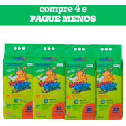 Kit Tapete Higiênico Super Secão Citrus - 120 Unidades (4 Pacotes)